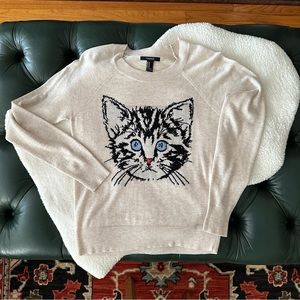 Forever 21 Kitty Sweater